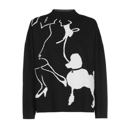 Mock Neck Poodle Sweater