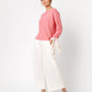 Cotton Rib-Knit Long Sleeve Sweater