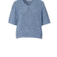 Cotton Crochet Half Sleeve Sweater