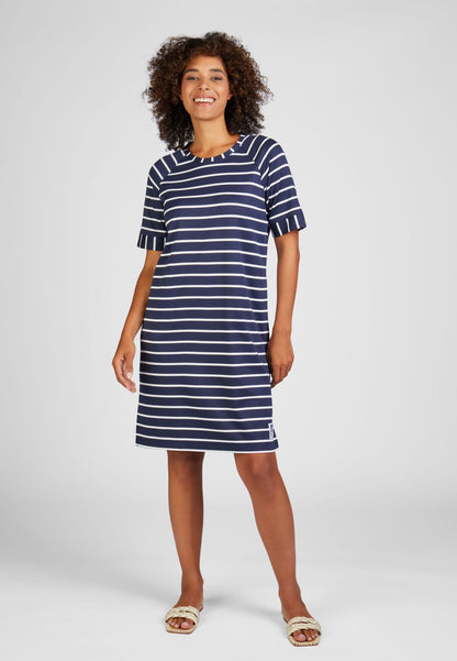 Nautical Striped Knit Dress