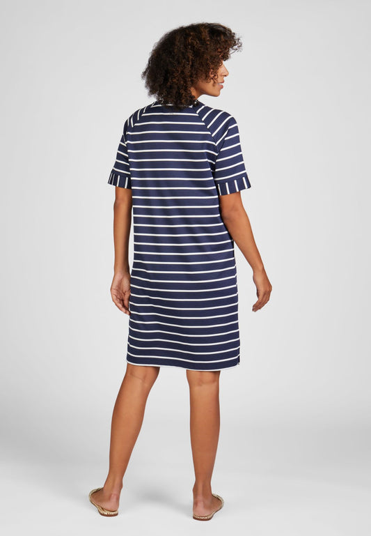 Nautical Striped Knit Dress