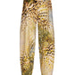 Leopard Print Belted Baggy Pant
