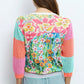 Crochet Sleeves Flower Garden Sweater