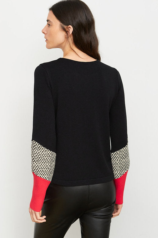 Aztec Print Sweater