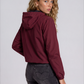 Cotton-Lined Berry Bomber Jacket