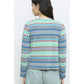 Missoni-Style Rib Knit Cardigan