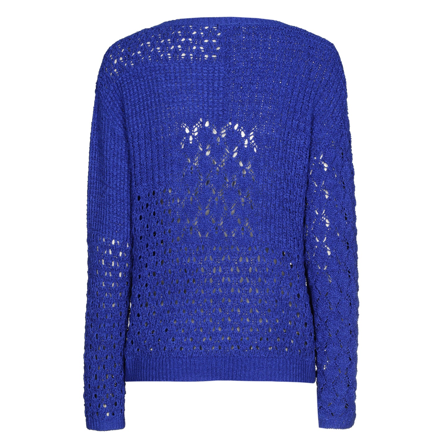Crochet Knit Peek-a-Boo Sweater