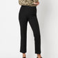 Cropped Cotton Knit Pull-On Pant