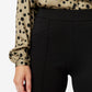 Cropped Cotton Knit Pull-On Pant