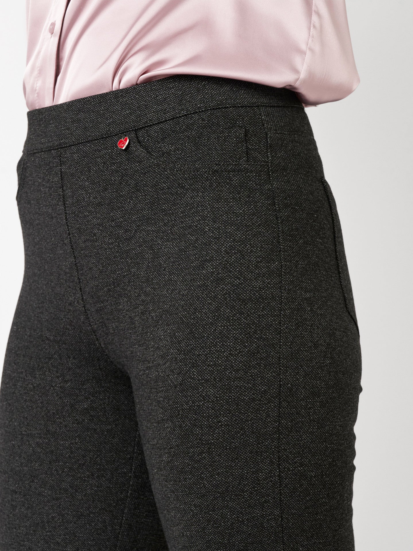 Salt & Pepper Pull-On Pants