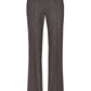Flared Twill Flannel Pull-On Pants