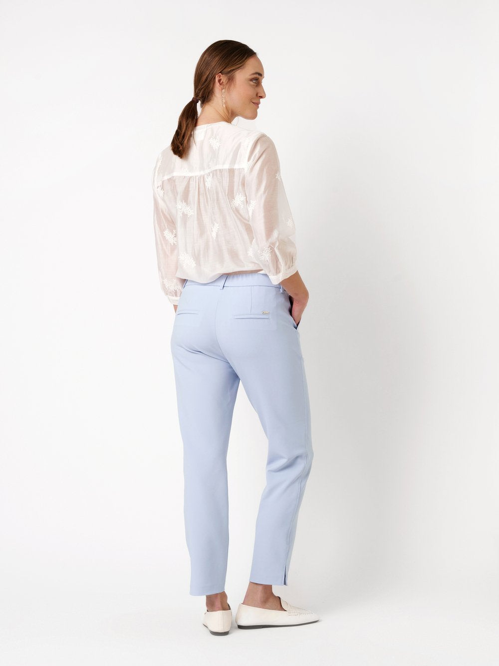 Embroidered Cotton Organza Tunic