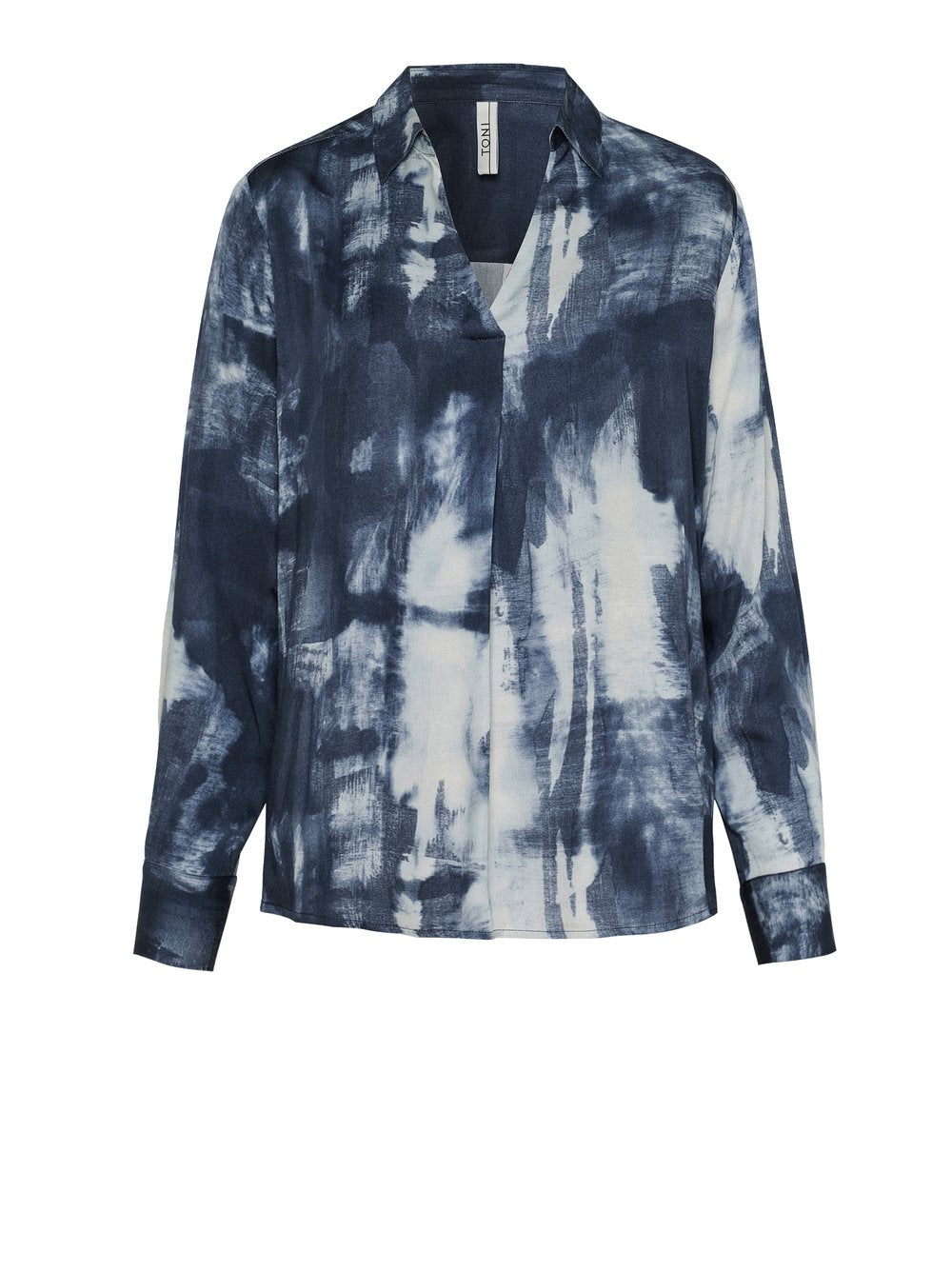 Spray Painted Viscose Blouse
