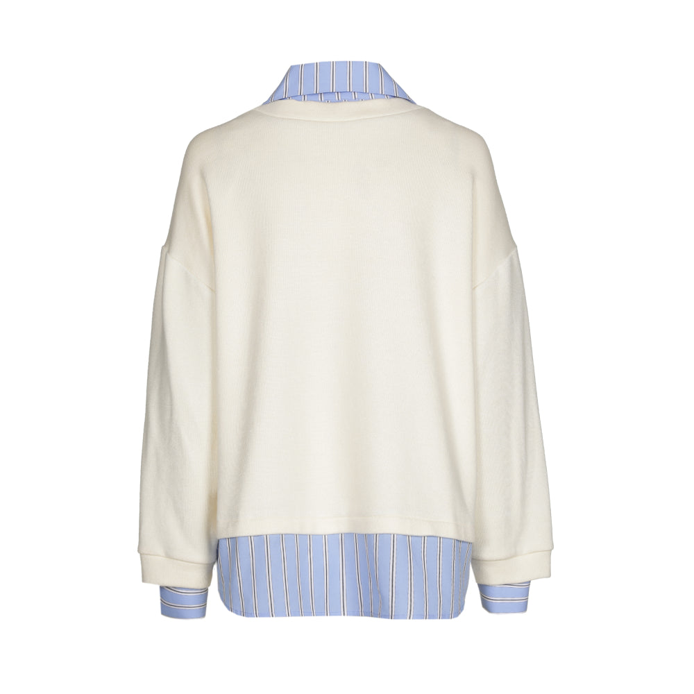 Two-in-One Sweater w. Embroidery