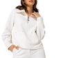 Terry Cloth Zip Sweater