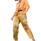 Leopard Print Belted Baggy Pant