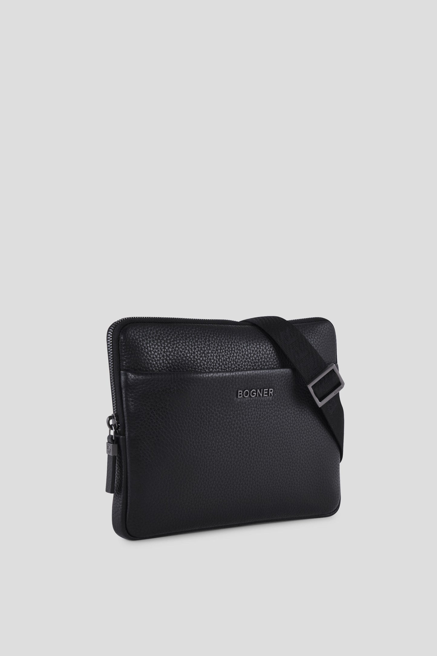 Grained Leather Mini Business Shoulderbag
