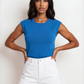 Sleeveless Round Neck Top