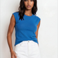 Sleeveless Round Neck Top