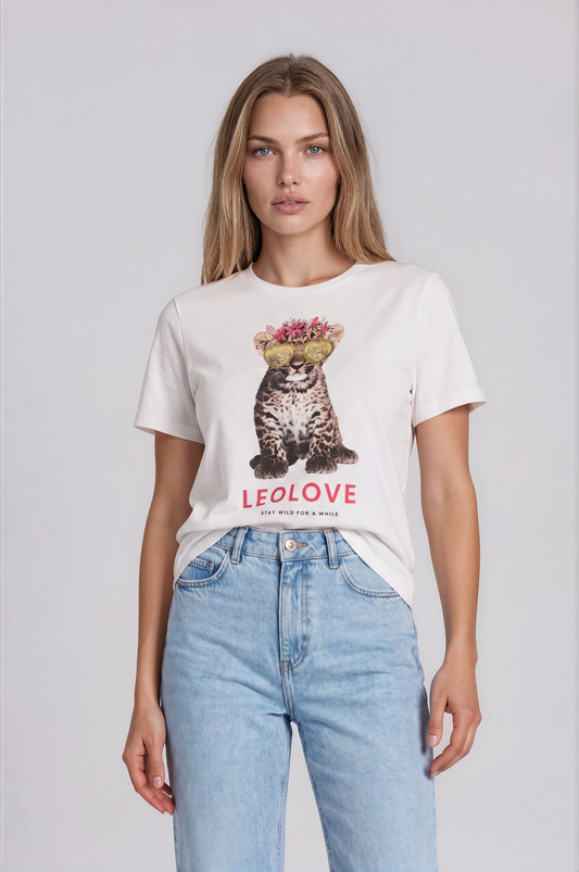 Leo Love Double Cotton Tee