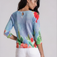 Watercolour Floral Boat Neck Sweater