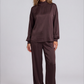 Sparkle Mock-Neck Silky Sweater