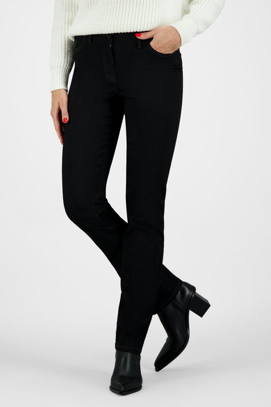 Slim Leg Cotton Denim Pants