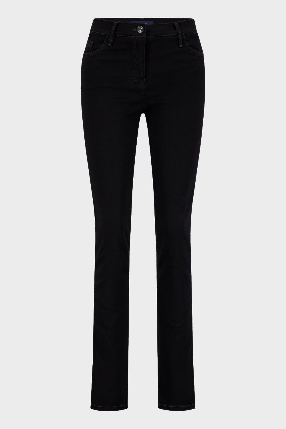 Slim Leg Cotton Denim Pants
