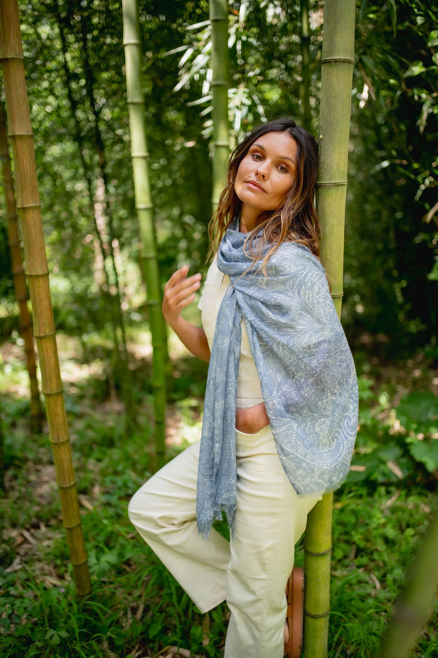 Theseus Paisley Weightless Scarf