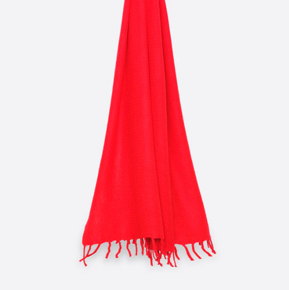 Solid Colored Cashmere Stole