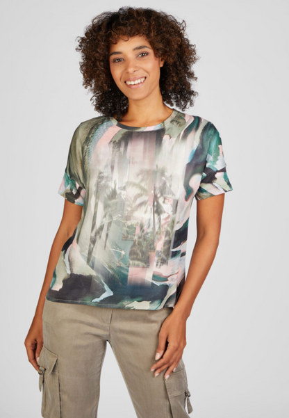 WATER COLOUR SILKY TEE
