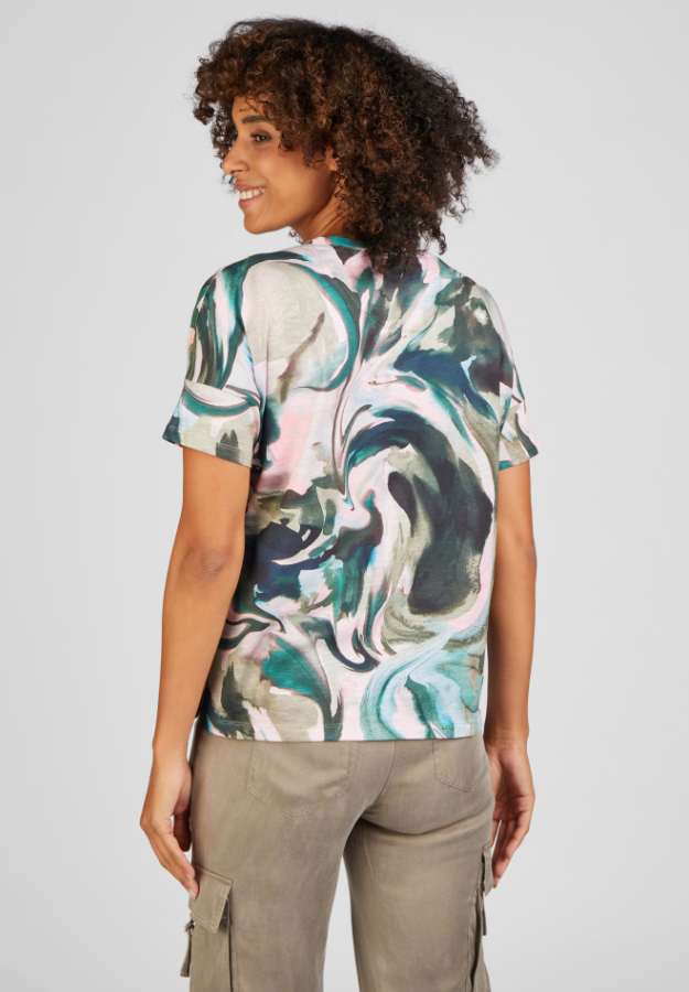 WATER COLOUR SILKY TEE
