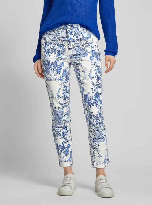 DELFT BLUE PATTERNED JEAN