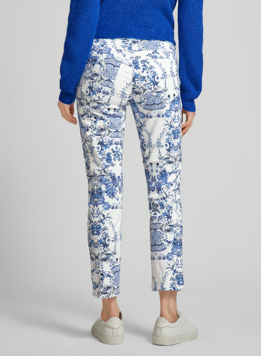 DELFT BLUE PATTERNED JEAN