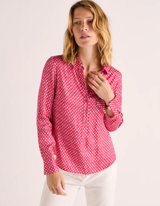 Painted Polka Dot Blouse