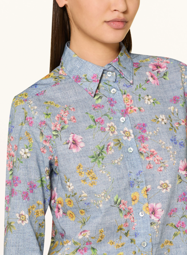 Petit Floral Denim Shirt