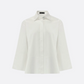 Boxy Shirt Blouse w. Side Slits