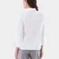 Boxy Shirt Blouse w. Side Slits