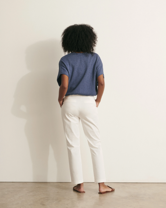 Cropped Cotton Pant