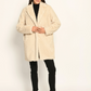 Fendi-Style Zig Zag Faux Fur Coat