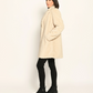Fendi-Style Zig Zag Faux Fur Coat