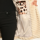 Fendi-Style Zig Zag Faux Fur Coat