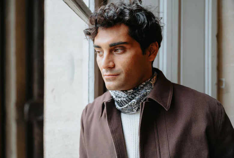 Hypnotic Circles Mini Silk Square