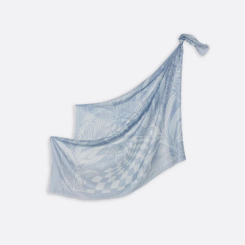 Mediterranean Whisper Cashmere Scarf