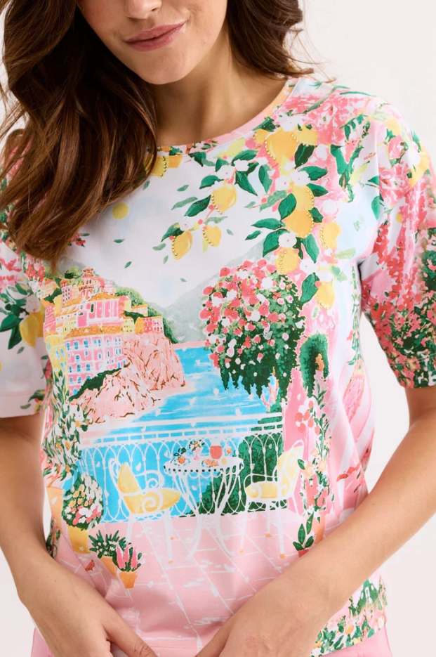 Amalfi Limoncello Cotton Tee