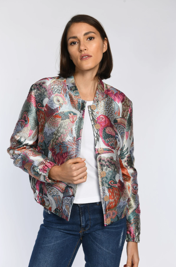 Love Birds Tapestry Blouson Jacket