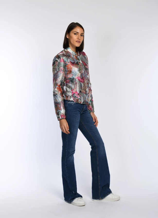 Love Birds Tapestry Blouson Jacket