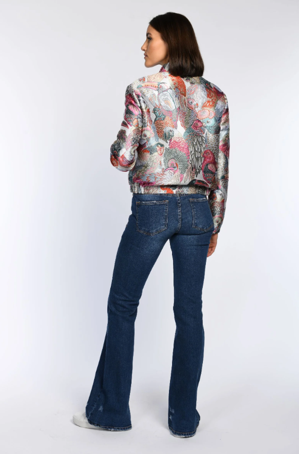 Love Birds Tapestry Blouson Jacket