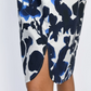 Ink-Dyed Floral Cotton Shirt Dress