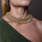 Cleopatra Silver-Plated Crochet Necklace